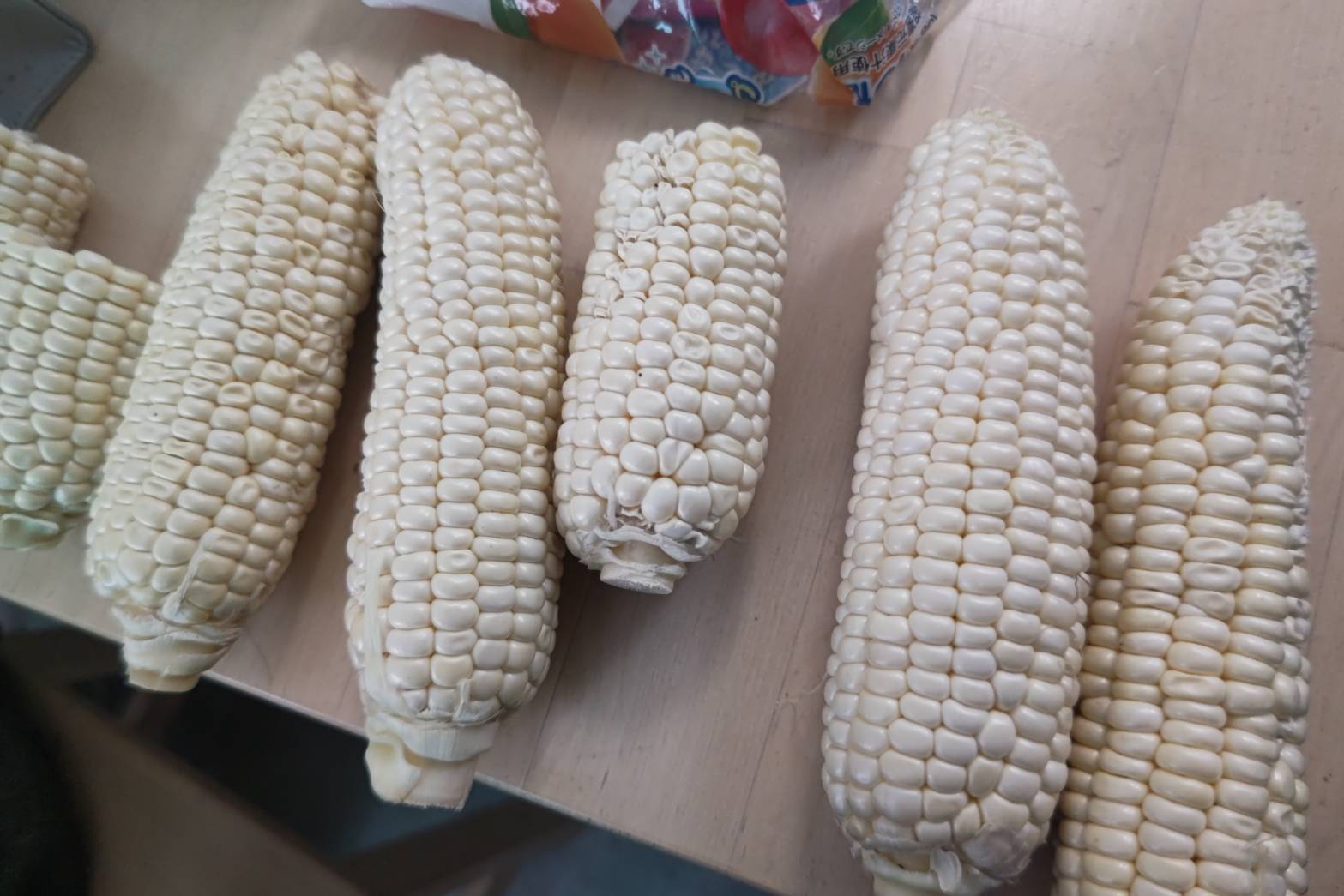 とうもろこしのご寄付をいただきました🌽